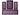 Villa XL Lifiva Teppich-Set Lila - 4-teiliges Set für Ihr Zuhause