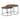 Couchtisch Ellison Walnuss | 2er-Set