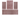 Villa XL Sydeno Teppich-Set Rosa - 4-teiliges Set für Ihr Zuhause