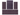 Villa XL Sydeno Teppich-Set Violett - 4-teiliges Set für Ihr Zuhause