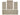Villa XL Looivo Teppich-Set Beige - 4-teiliges Set für Ihr Zuhause