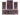 Villa XL Fieico Teppich-Set Rot - 4-teiliges Set für Ihr Zuhause