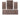 Villa XL Enjivo Teppich-Set Terrakotta - 4-teiliges Set für Ihr Zuhause