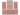 Villa XL Ataico Teppich-Set Rosa - 4-teiliges Set für Ihr Zuhause
