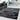 Villa XL Pararo Wohnzimmer-Teppich, Designteppich, Steindesign, Schwarz