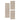 Villa XL Pativa Bettumrandungs-Teppich Set Beige