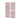 Villa XL Pluiva Bettumrandungs-Teppich Set Pink